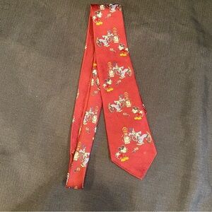 Disney Red Mickey Mouse Tie